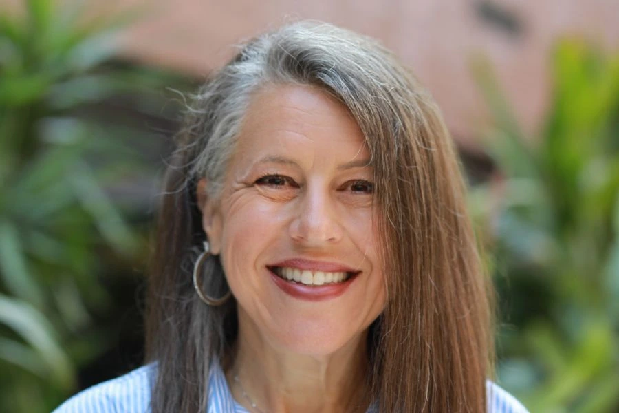 mature woman smiling